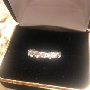 Crushed ice eternity band size 6
